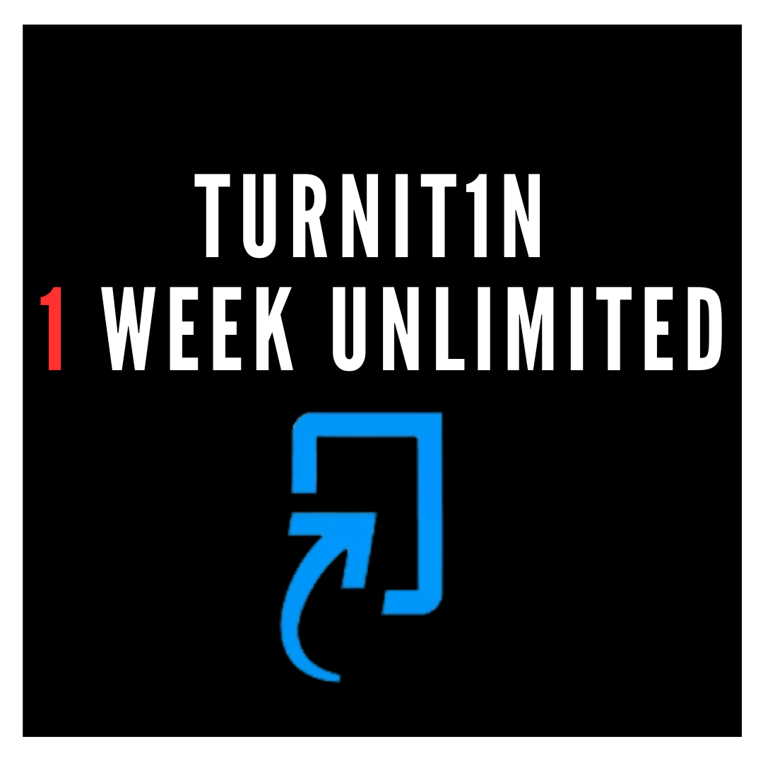 TURNITIN 1 WEEK